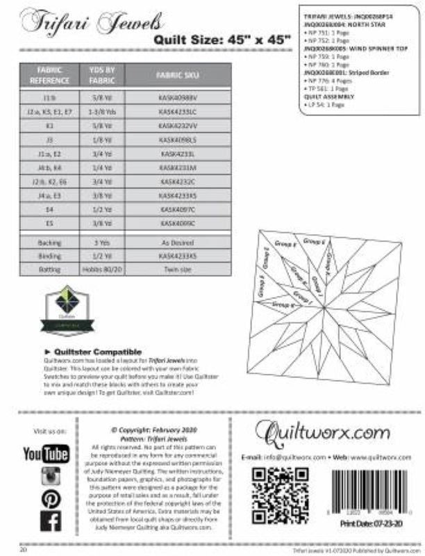 Trifari Jewels Pattern by Judy Niemeyer – Batiks Etcetera & Sew What ...
