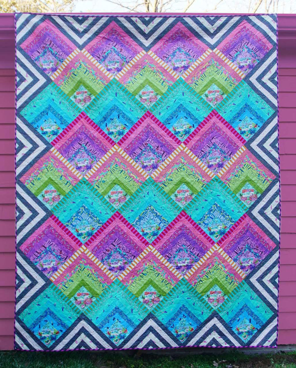Electric Slide Quilt - Free Pattern Download – Batiks Etcetera & Sew ...