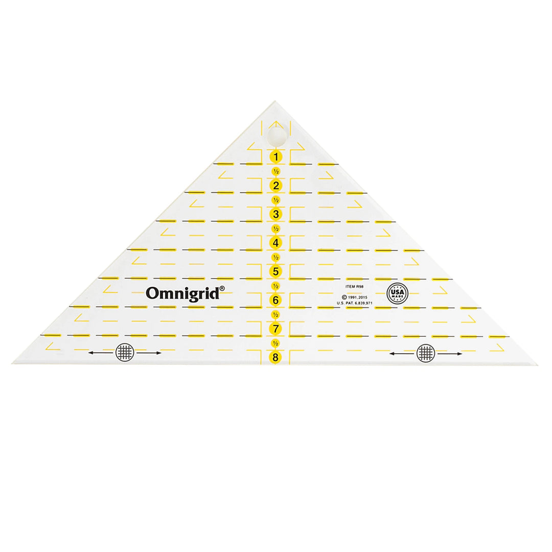 Omnigrid Ruler Right Triangle Up To 6in Square – Batiks Etcetera