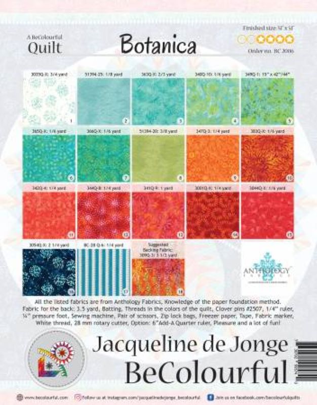 Botanica Quilt Pattern Botanica Quilt Pattern