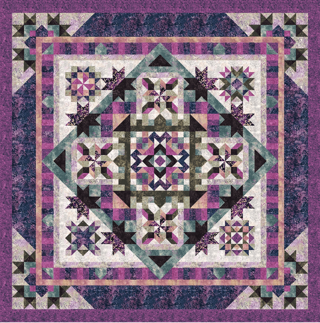 Chateau Quilt Kit by Wing and a Prayer Designs – Batiks Etcetera