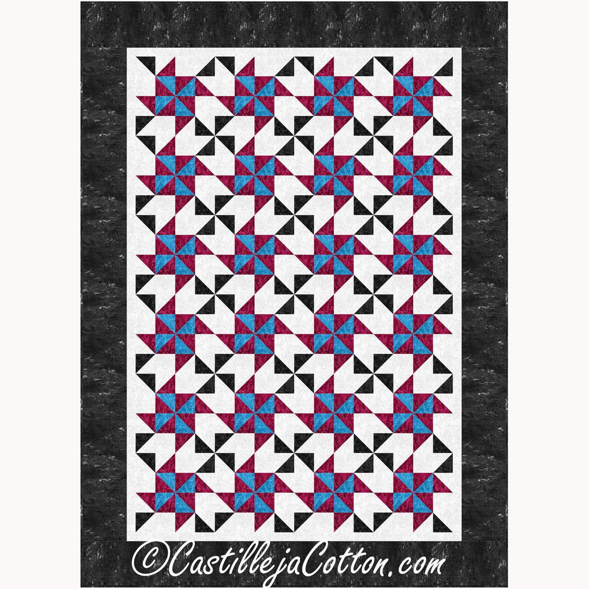 Double Pinwheels Pattern by Castilleja Cotton – Batiks Etcetera & Sew ...