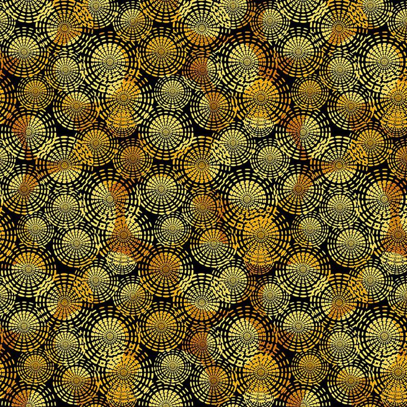 In the Beginning Flock Together 9FT 1 Yellow – Batiks Etcetera & Sew ...