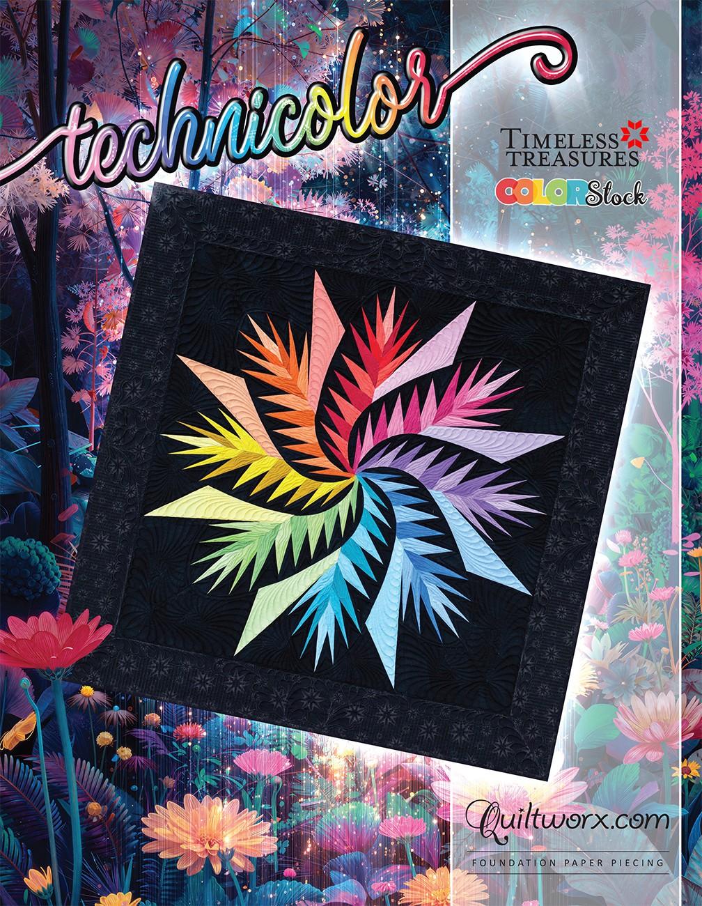 Technicolor Pattern by Judy Niemeyer – Batiks Etcetera & Sew What Fabrics