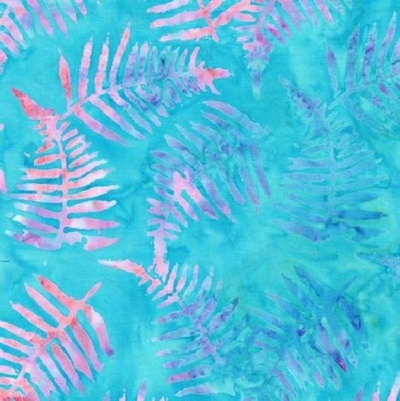 Anthology Blue Emerald 3293Q X Sky Blue Batiks Etcetera & Sew What