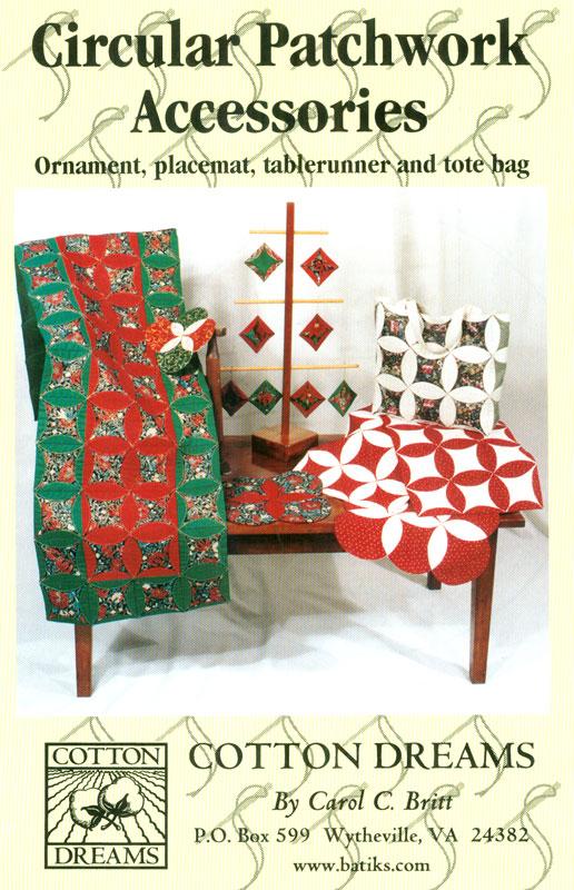 Circular Patchwork Accessories Pattern - Cotton Dreams – Batiks ...