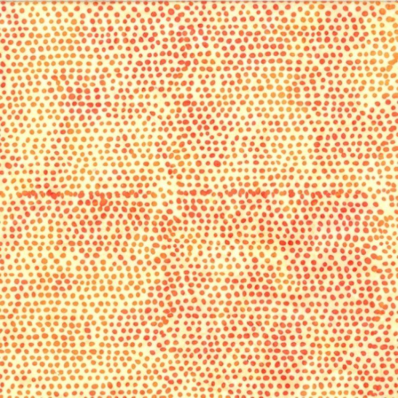 Hoffman Dots U2507 224 Poppy Batiks Etcetera & Sew What Fabrics